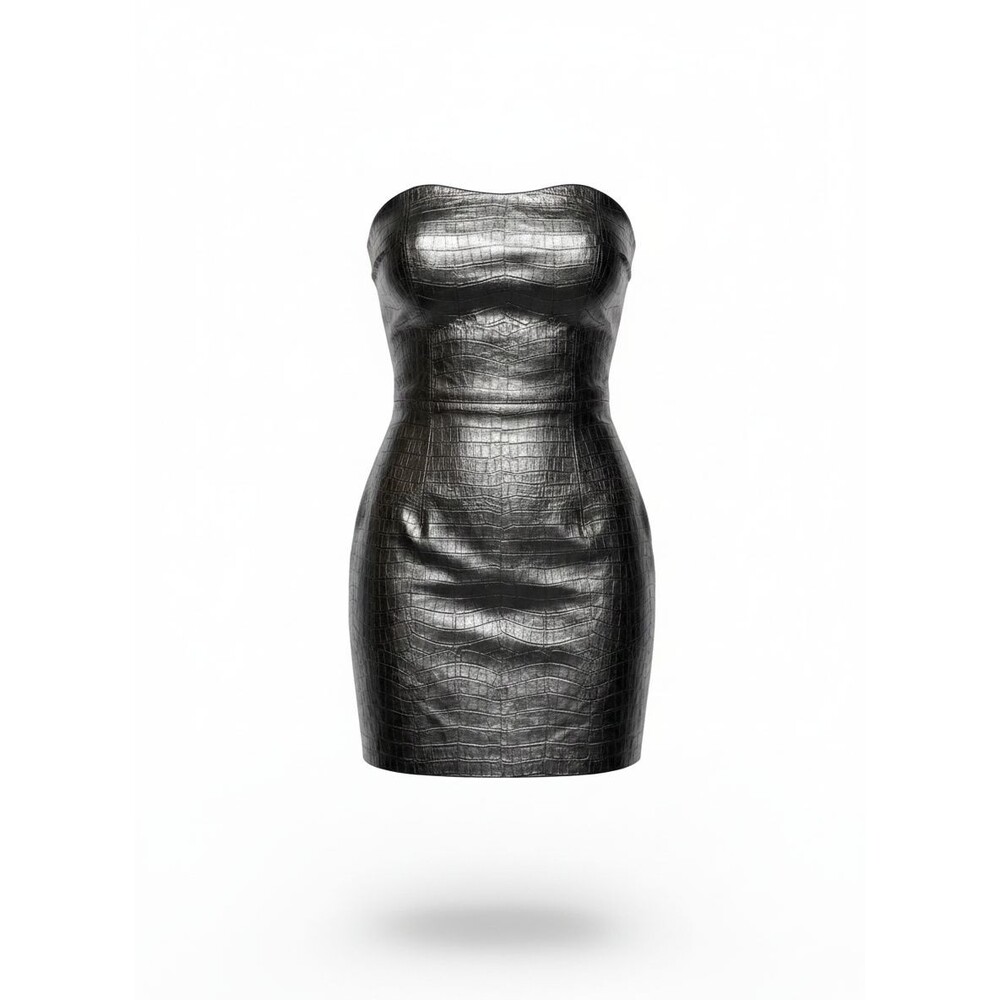 8 by YOOX Women's Black Strapless Mini Dress Size 40 NWT